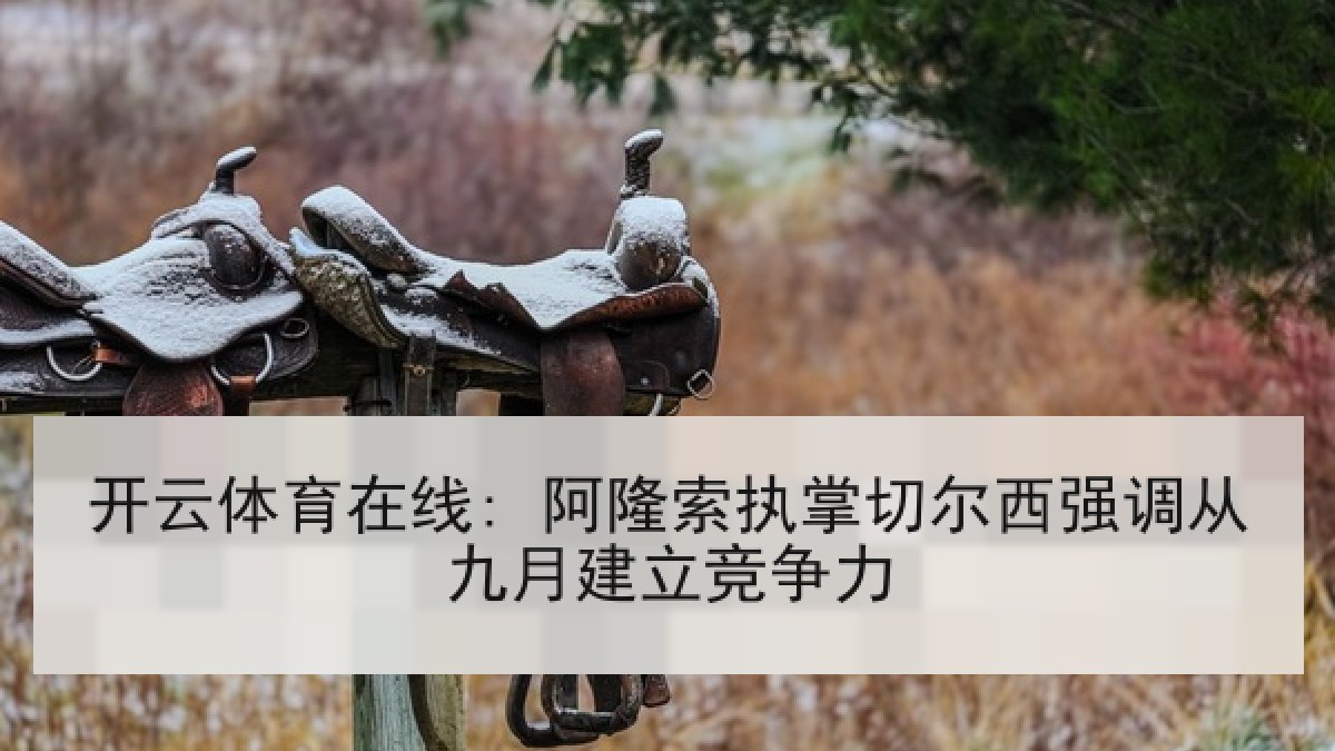 开云体育在线: 阿隆索执掌切尔西强调从九月建立竞争力 开云体育在线: 阿隆索执掌切尔西强调从九月建立竞争力